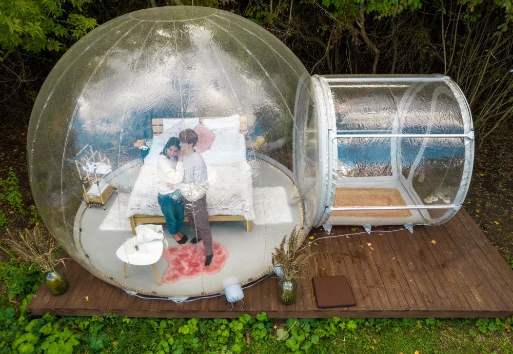 glamping bubble tent near me